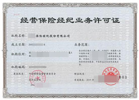 **保险经纪有限公司